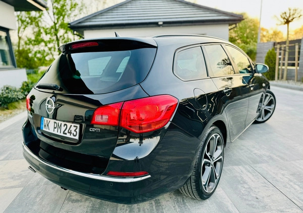 Opel Astra cena 27900 przebieg: 189000, rok produkcji 2013 z Wąsosz małe 742
